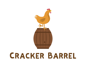 Barrel Chicken Farm logo design