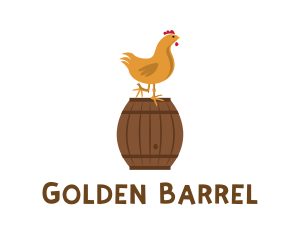 Barrel Chicken Farm logo design