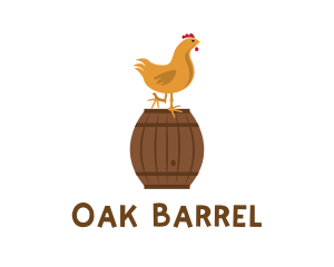 Barrel Chicken Farm logo design