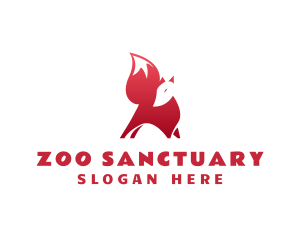 Wild Fox Zoo logo design