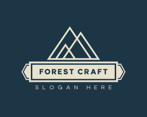 Mountain Peak Hiking logo design