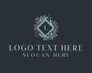 Floral Garden Spa logo design