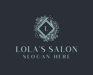 Floral Garden Spa logo design