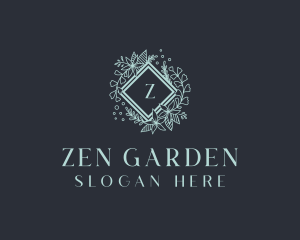 Floral Garden Spa logo design