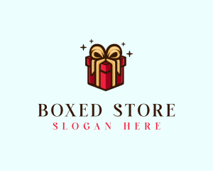 Elegant Ribbon Gift logo design