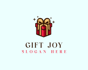 Elegant Ribbon Gift logo design