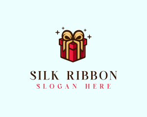 Elegant Ribbon Gift logo design