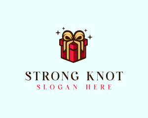 Elegant Ribbon Gift logo design