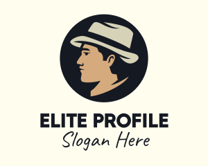 Man Panama Hat logo