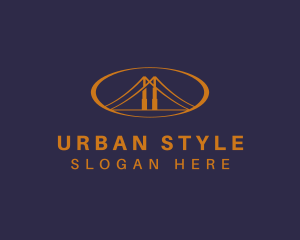Urban Bridge Infrastructure Logo
