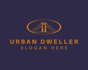 Urban Bridge Infrastructure logo design