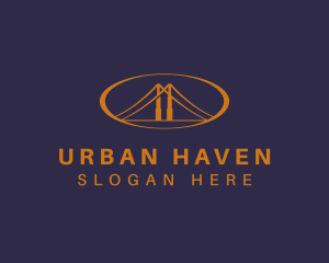 Urban Bridge Infrastructure logo design