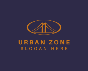 Urban Bridge Infrastructure logo design