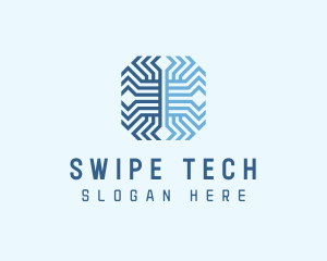 Digital Tech Microchip logo design