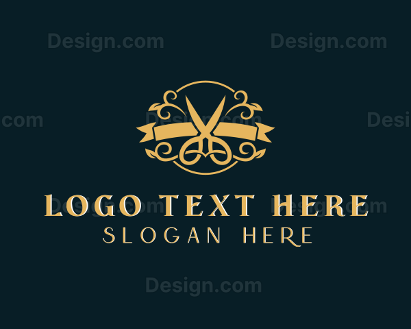 Elegant Scissors Boutique Logo