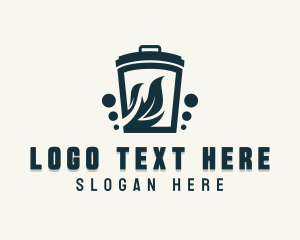 Eco Trash Garbage logo design