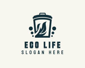 Eco Trash Garbage logo design