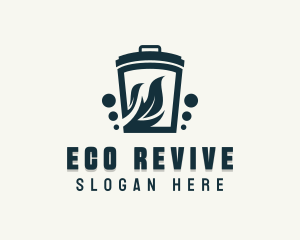 Eco Trash Garbage logo design