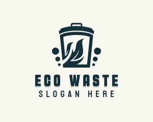 Eco Trash Garbage logo design