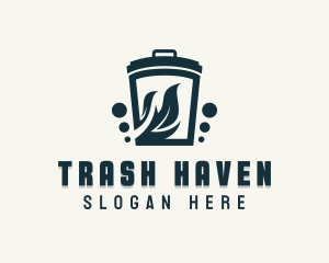 Eco Trash Garbage logo design