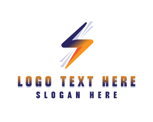 Electric Bolt Lightning logo design