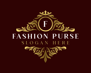 Floral Fashion Crest logo design