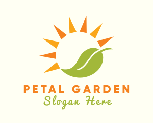 Sunny Leaf Farm logo design