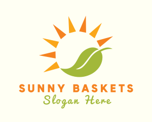 Sunny Leaf Farm logo design