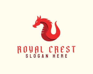 Dragon Creature Monster logo