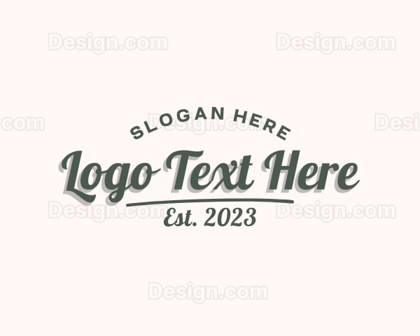 Generic Script Brand Logo