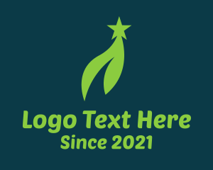 Green Star Leaf  logo