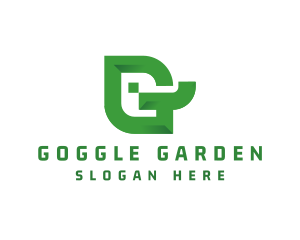 Garden Leaf Letter G logo design