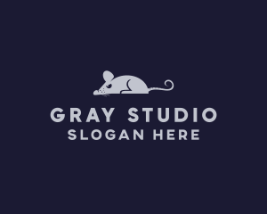 Gray Angry Rat logo