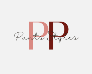Tailoring Boutique Styling Monogram logo