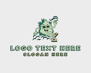 Marijuana Smoking Weed logo