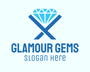 Blue Diamond Jewelry logo design