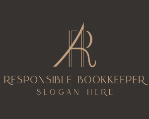 Elegant Boutique Letter A & R logo design