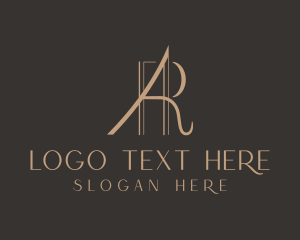 Elegant Boutique Letter A & R logo