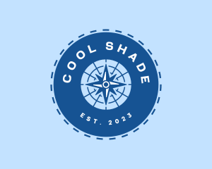 Nautical Navigation Compass logo design