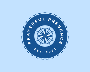 Nautical Navigation Compass logo design