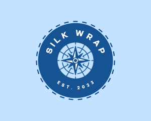 Nautical Navigation Compass logo design