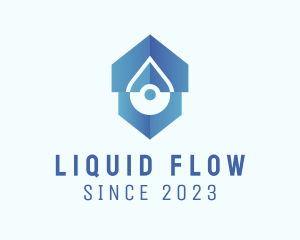 Distilled Water Droplet  logo design