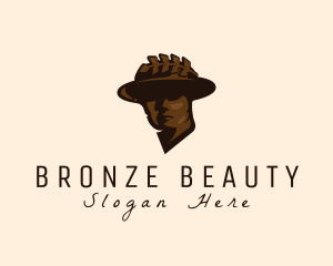 Man Hat Sculpture logo