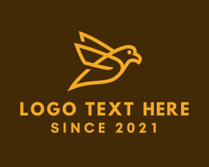 Golden Canary Outline logo