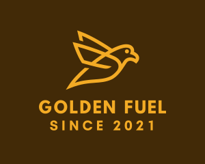 Golden Canary Outline logo design