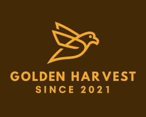 Golden Canary Outline logo design