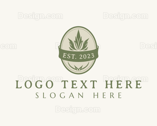 Organic Weed Dispensary Logo