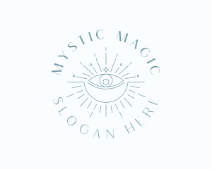 Mystical Eye Boho logo design