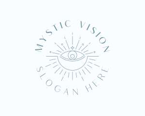 Mystical Eye Boho logo design