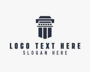 Construction Column Building logo